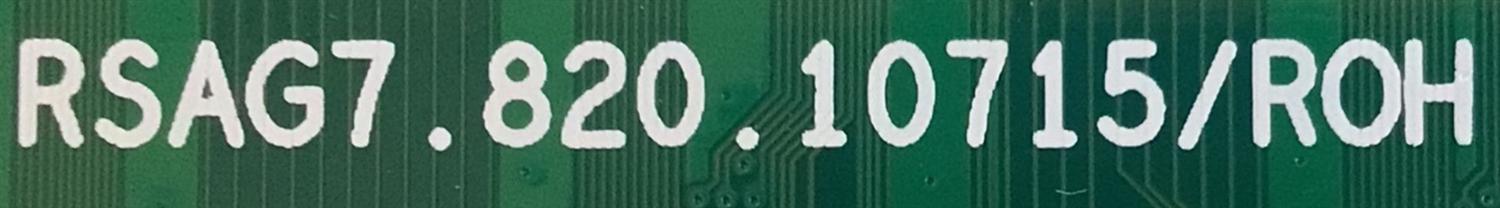 LED DRIVER PARA TV TOSHIBA / NUMERO DE PARTE 296851 / RSAG7.820.10715/ROH / DISPLAY HV750QUB-E7D / MODELO FZ219PH1EN - Imagen 2